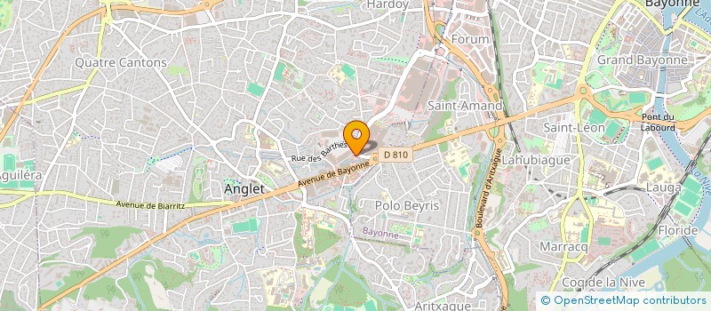 localisation de l'entreprise MADAME EMANUELLE FAURE  HENDAYE