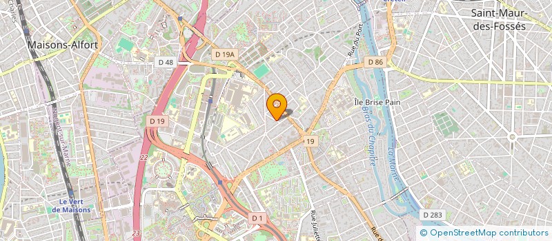 localisation de l'entreprise MADAME EMANUELLE HASSAN  CRETEIL