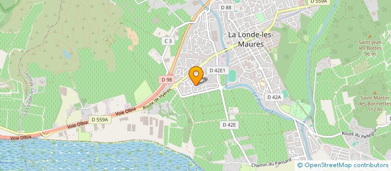 localisation de l'entreprise MADAME EMANUELLE JEAUME à LA LONDE-LES-MAURES