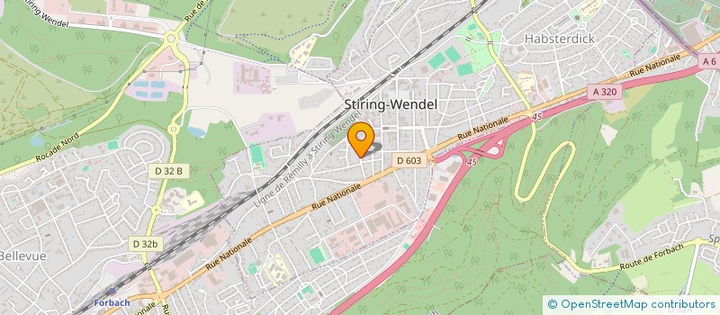 localisation de l'entreprise MADAME EMEL DONAT  STIRING-WENDEL