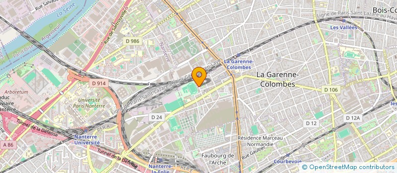 localisation de l'entreprise MADAME EMEL GORGUN à LA GARENNE-COLOMBES