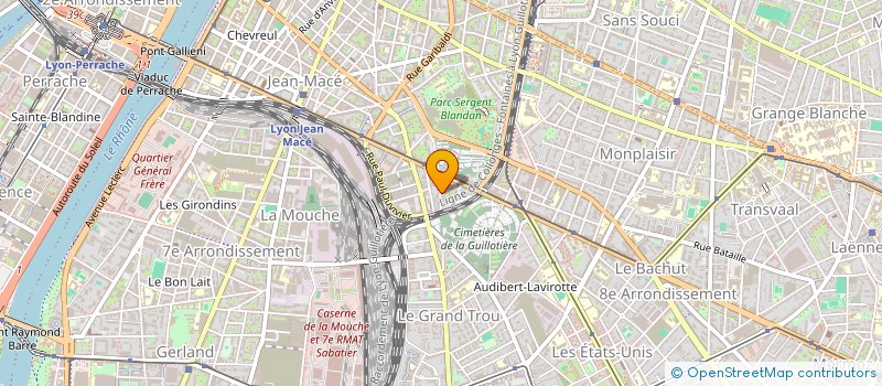 localisation de l'entreprise MADAME EMEL YERLIKAYA  LYON