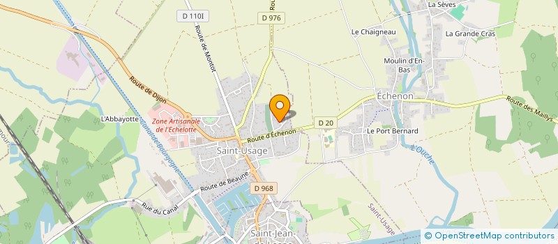 localisation de l'entreprise MADAME EMEL YILMAZ  SAINT-USAGE