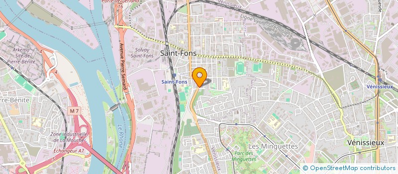 localisation de l'entreprise MADAME EMEL YUKSEL  SAINT-FONS