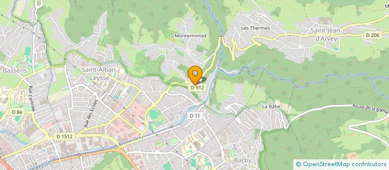 localisation de l'entreprise MADAME EMELIE BAVIERE  SAINT-ALBAN-LEYSSE