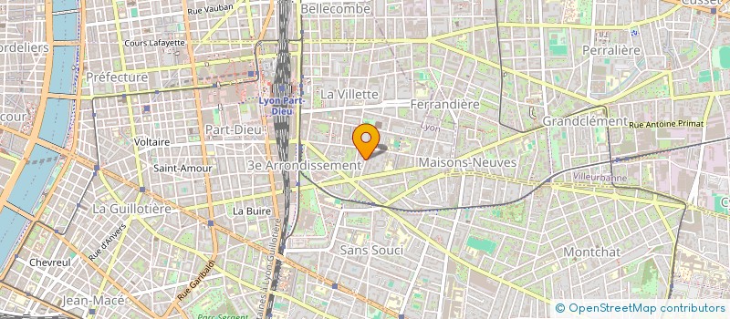 localisation de l'entreprise MADAME EMELIE ENDELIN  LYON