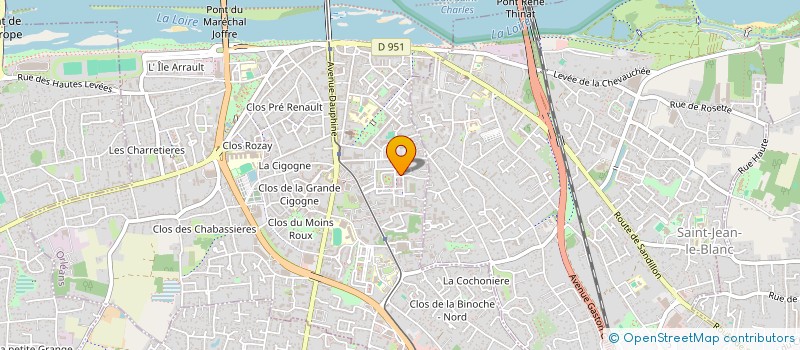 localisation de l'entreprise MADAME EMELIE KARSENTY à ORLEANS