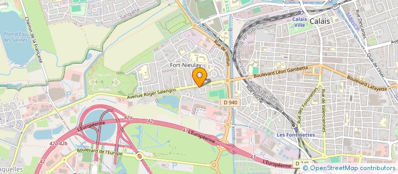 localisation de l'entreprise MADAME EMELIE LESOT à CALAIS