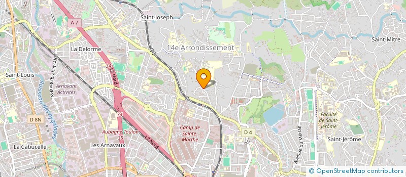localisation de l'entreprise MADAME EMELIE OLIVE à MARSEILLE 14EME