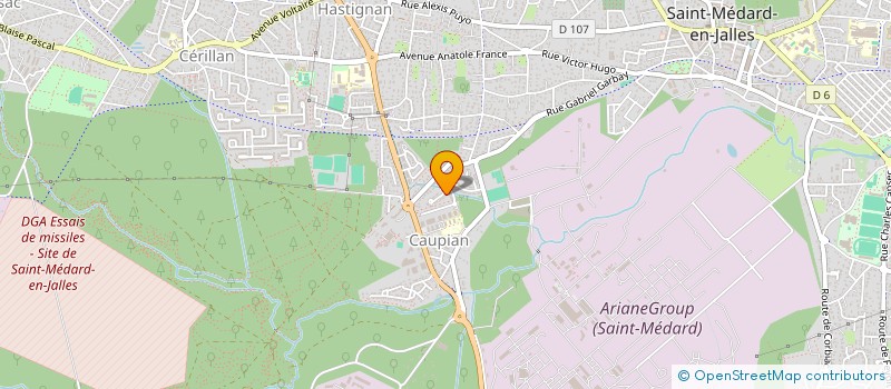 localisation de l'entreprise MADAME EMELIE PLICHTA  SAINT-MEDARD-EN-JALLES