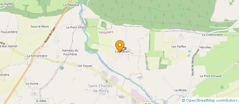 localisation de l'entreprise MADAME EMELIE POULAIN  VALDALLIERE