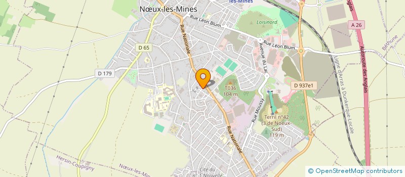 localisation de l'entreprise MADAME EMELINE ACQUART  NUX-LES-MINES