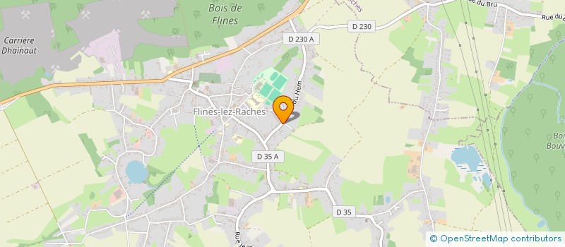 localisation de l'entreprise MADAME EMELINE ADAMKIEWICZ  FLINES-LEZ-RACHES