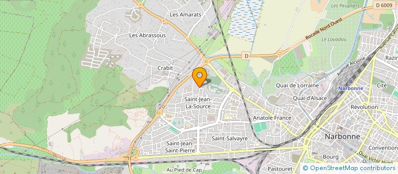 localisation de l'entreprise MADAME EMELINE ALLEGRINI à NARBONNE