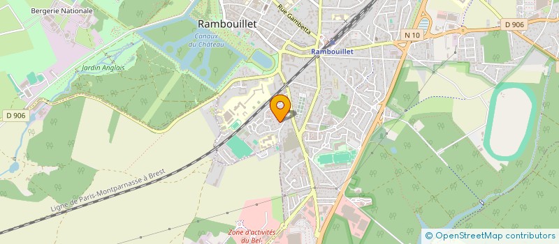 localisation de l'entreprise MADAME EMELINE AMAZIAS  RAMBOUILLET