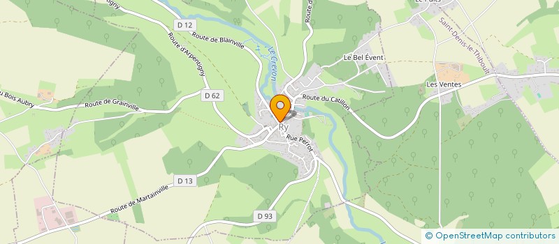 localisation de l'entreprise MADAME EMELINE ANCELIN  RY