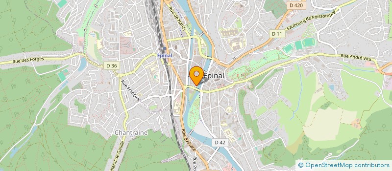 localisation de l'entreprise MADAME EMELINE AQUINO  EPINAL