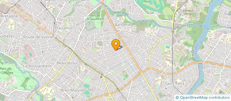 localisation de l'entreprise MADAME EMELINE AUBERT à NANTES
