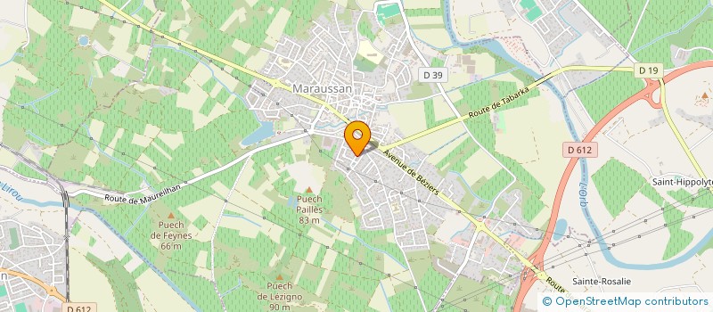 localisation de l'entreprise MADAME EMELINE AZZOPARDI  MARAUSSAN