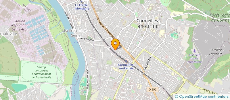 localisation de l'entreprise MADAME EMELINE BACOT  CORMEILLES-EN-PARISIS