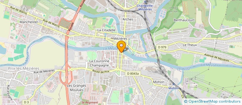 localisation de l'entreprise MADAME EMELINE BAJOT  CHARLEVILLE-MEZIERES