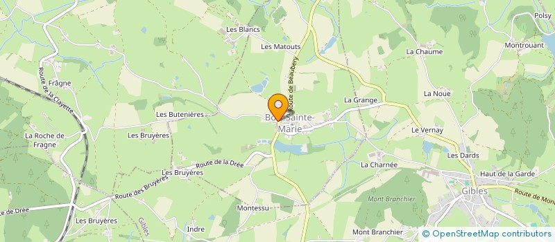 localisation de l'entreprise MADAME EMELINE BALLIGAND  BOIS-SAINTE-MARIE