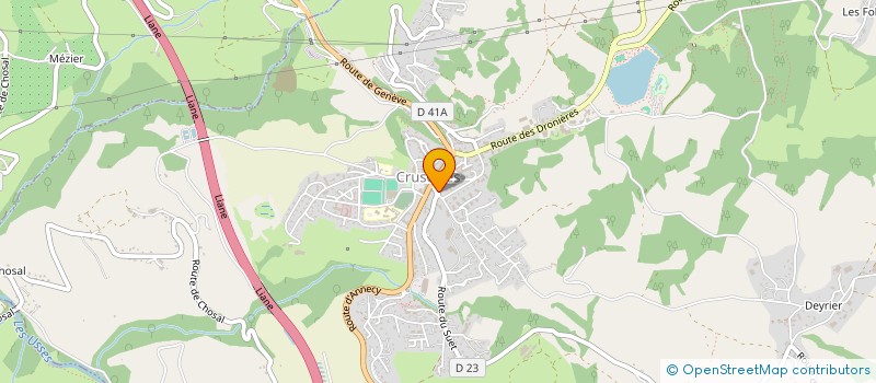 localisation de l'entreprise MADAME EMELINE BARTHELEMI  CRUSEILLES