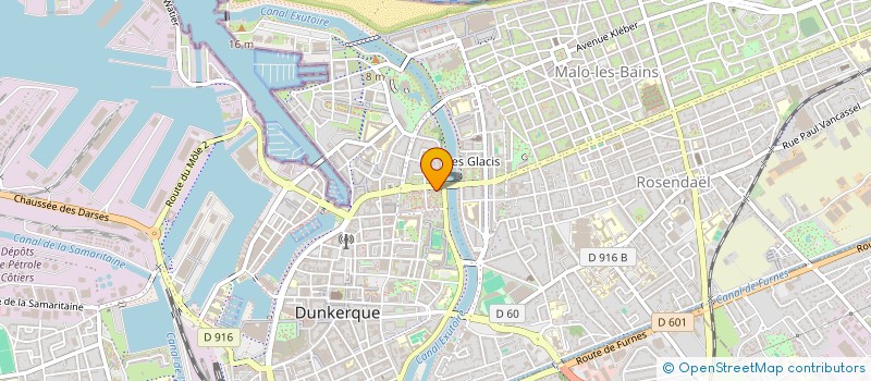 localisation de l'entreprise MADAME EMELINE BAUDEN à DUNKERQUE