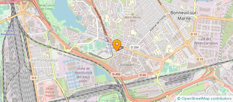 localisation de l'entreprise MADAME EMELINE BEGARIN  CRETEIL