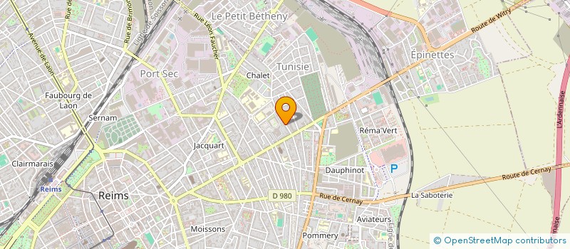 localisation de l'entreprise MADAME EMELINE BENOIST  REIMS