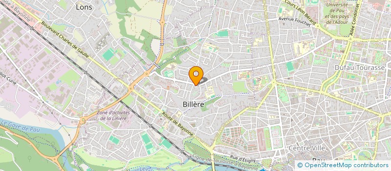 localisation de l'entreprise MADAME EMELINE BERTERRECHE DE MENDITTE  BILLERE