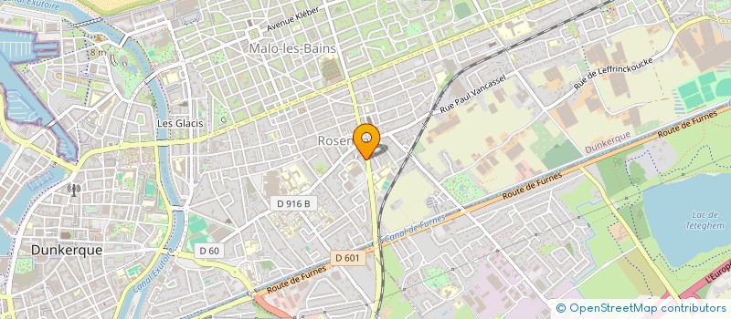localisation de l'entreprise MADAME EMELINE BEZEGHER à DUNKERQUE