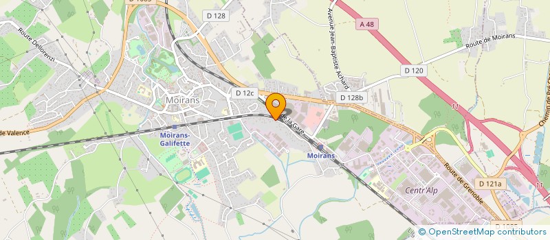 localisation de l'entreprise MADAME EMELINE BIDARD à MOIRANS