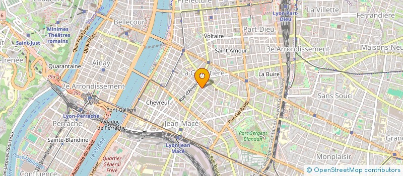 localisation de l'entreprise MADAME EMELINE BILLECI à CALUIRE-ET-CUIRE