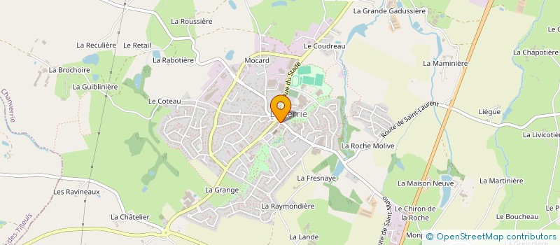 localisation de l'entreprise MADAME EMELINE BLOUIN à CHANVERRIE