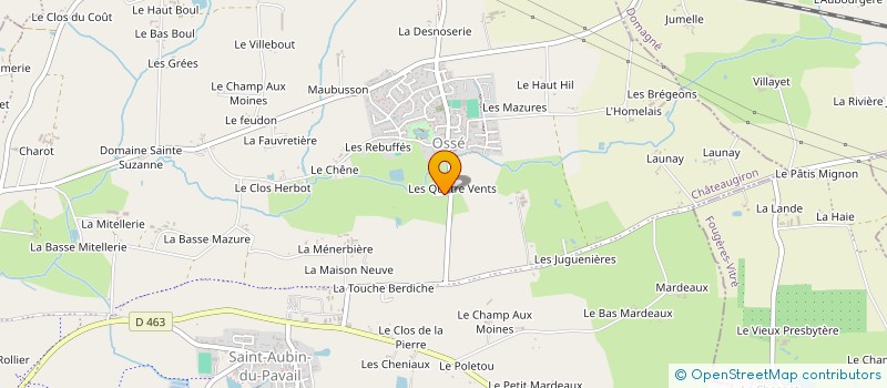 localisation de l'entreprise MADAME EMELINE BOISSEL  CHATEAUGIRON