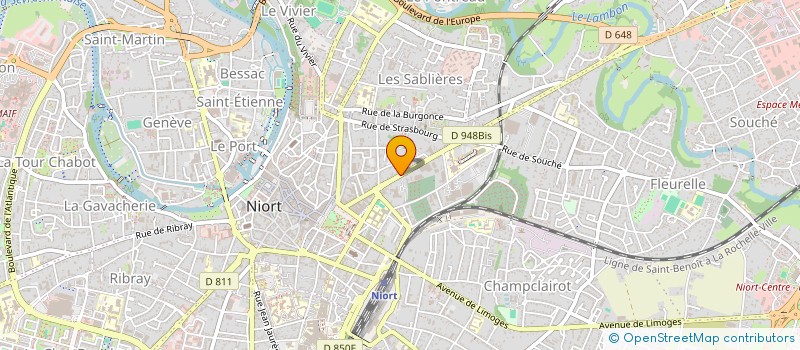 localisation de l'entreprise MADAME EMELINE BOISSINOT à NIORT