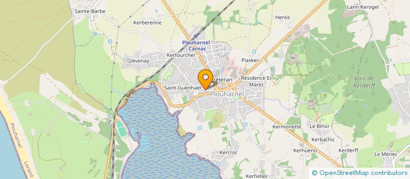 localisation de l'entreprise MADAME EMELINE BONHOMME-METAIS  LA TRINITE-SUR-MER