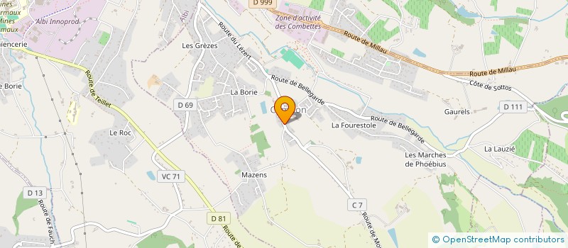 localisation de l'entreprise MADAME EMELINE BOS  CAMBON