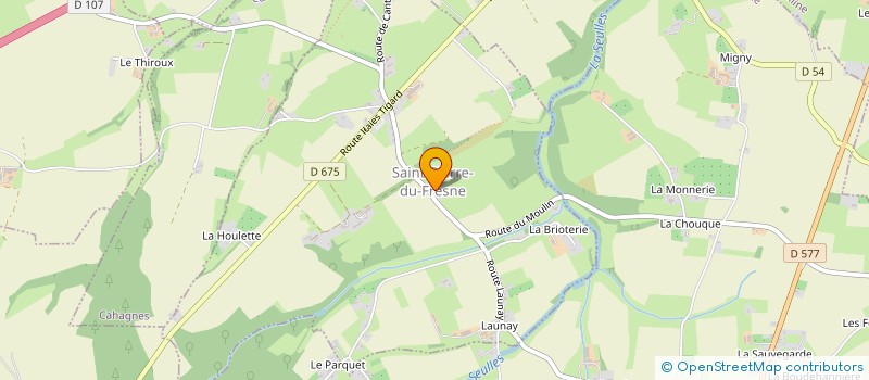 localisation de l'entreprise MADAME EMELINE BOUILLET  SOULEUVRE EN BOCAGE