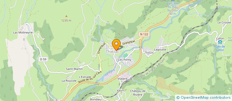 localisation de l'entreprise MADAME EMELINE BOULAT à THIEZAC