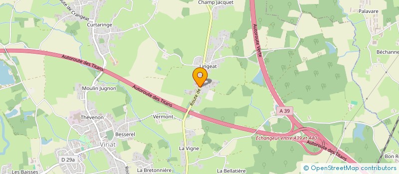 localisation de l'entreprise MADAME EMELINE BOULET  VIRIAT