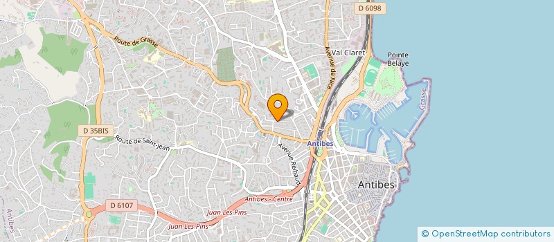 localisation de l'entreprise MADAME EMELINE BOULLE  ANTIBES