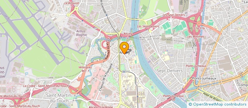 localisation de l'entreprise MADAME EMELINE BOURDREL  TOULOUSE