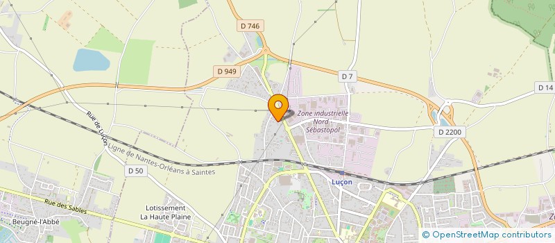 localisation de l'entreprise MADAME EMELINE BOURON à LUCON