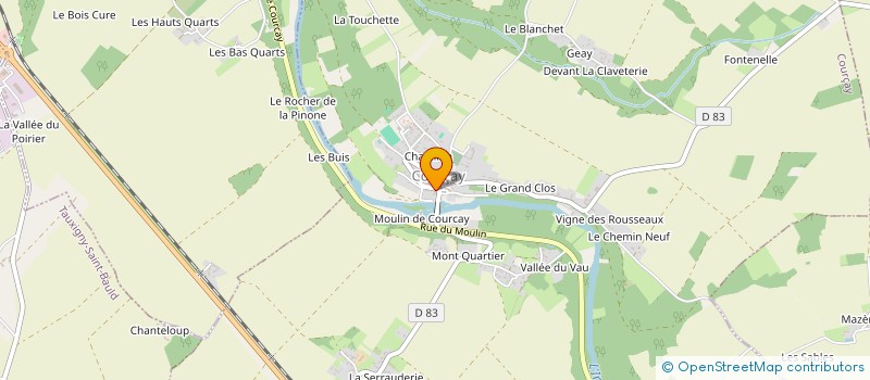 localisation de l'entreprise MADAME EMELINE BOYER  COURCAY