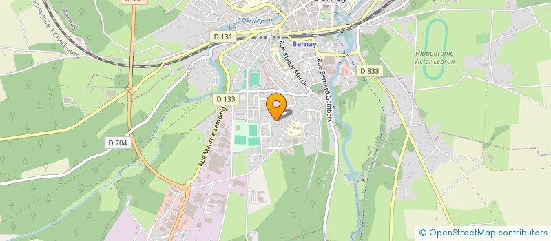 localisation de l'entreprise MADAME EMELINE BRETTEVILLE  BERNAY