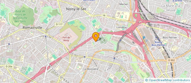 localisation de l'entreprise MADAME EMELINE BROCHET à NOISY-LE-SEC