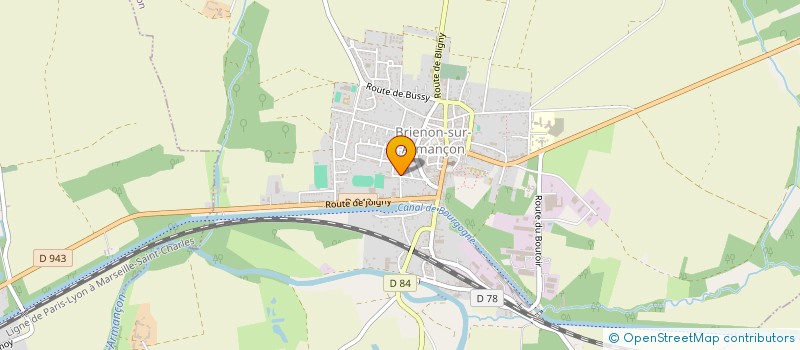 localisation de l'entreprise MADAME EMELINE BRUNEAUD  BRIENON-SUR-ARMANCON