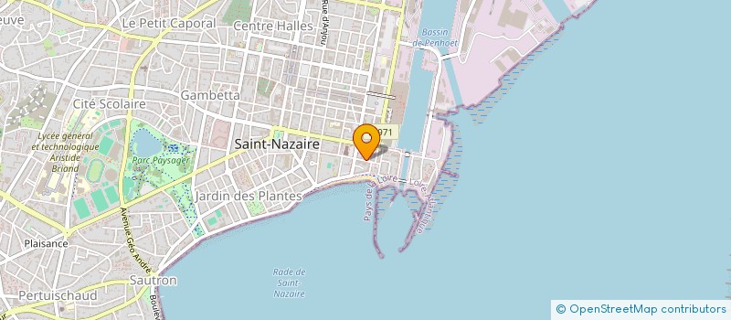 localisation de l'entreprise MADAME EMELINE BULLIER  SAINT-NAZAIRE